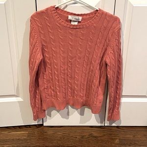 Original Nantucket Red Cable knit sweater